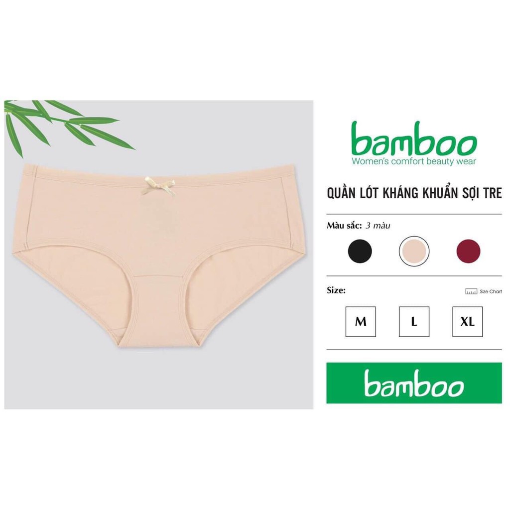 Set 3 Quần Nhỏ Nữ Xuất Nhật AirCool Cotton Sợi Tre Kháng Khuẩn AL106