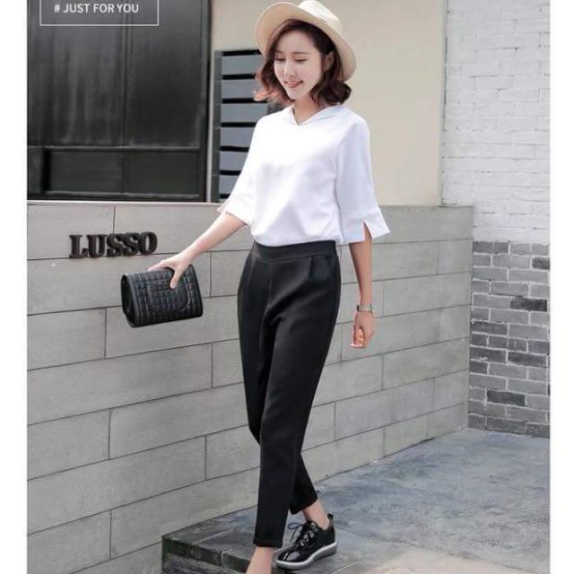 Quần baggy cạp chun