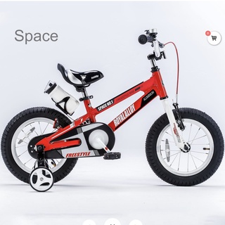 Size 16" Xe đạp trẻ em Royal Baby Space màu đỏ ( Royalbaby - xe đạp cho bé )