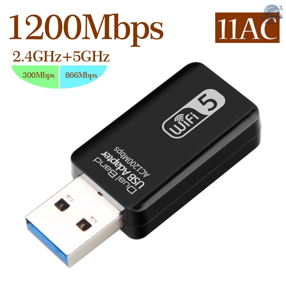 Usb Wifi Không Dây Ac1200 Usb 3.0 2.4ghz / 5.0ghz Ethernet 802.11ac Cho Laptop / Pc | BigBuy360 - bigbuy360.vn