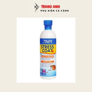 Dung dịch api stress coat+, khử độc nước, giảm stress cho cá cảnh 473ml