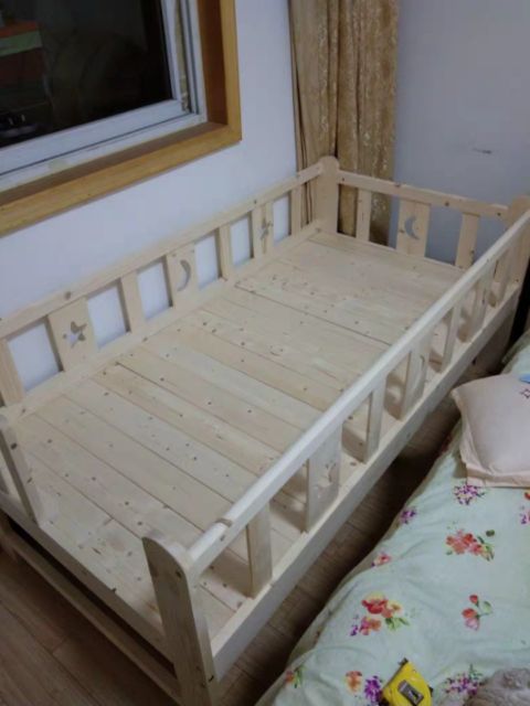 [Sẵn] Giường ngủ  gỗ cho bé đến khi trưởng thành 180*100*40 cm | BigBuy360 - bigbuy360.vn