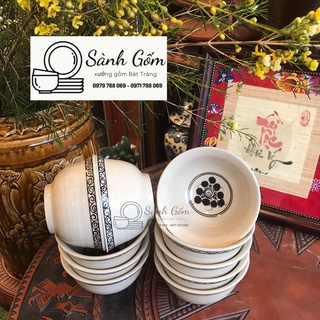 SET 10 BÁT CƠM BÁT TRÀNG - MẪU VẼ ĐA DẠNG