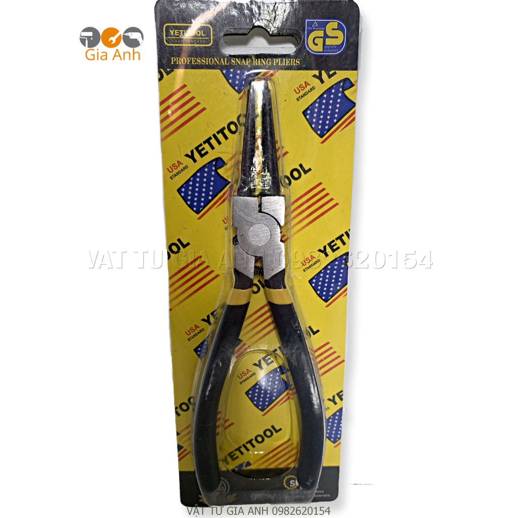 Kìm Mở Phanh Mũi Thẳng 7" (180mm) Yeti