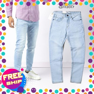 Quần jean nam xanh nhạt skinny hàng cao cấp xuất Hàn Quốc của Routine