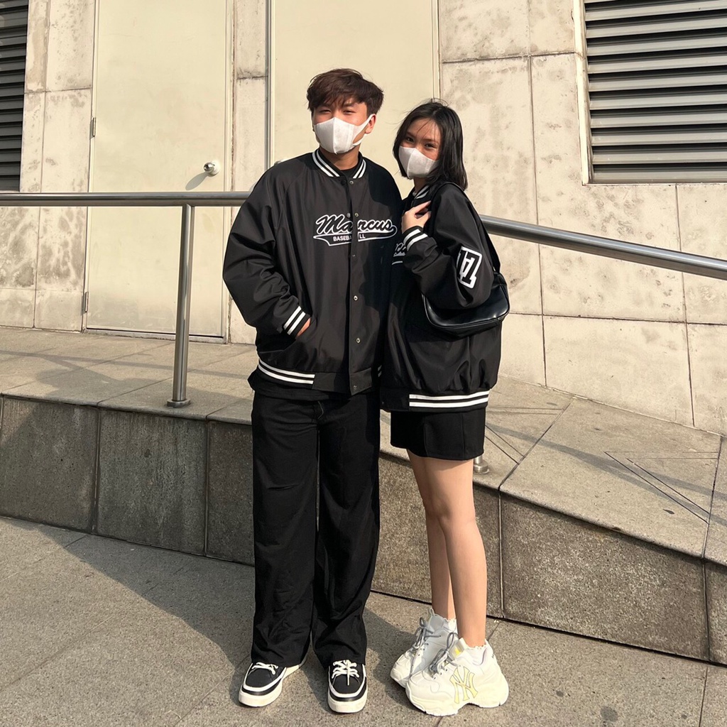Áo Khoác Dù BOMBER MAR.CUS. Ulzzang Unisex 1hitshop