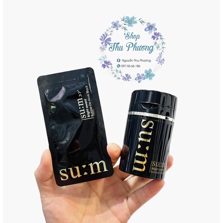 GÓI SAMPLE MẶT NẠ THẢI ĐỘC SUM37 (MÀU ĐEN)