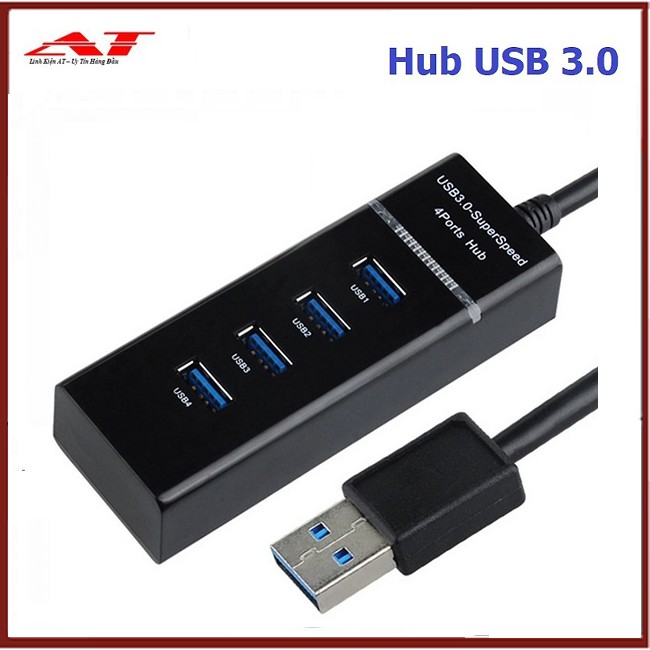 Hub USB 4 port 3.0 Tốc Độ Cao Hàng Xịn Cho PC,Laptop,Laptop