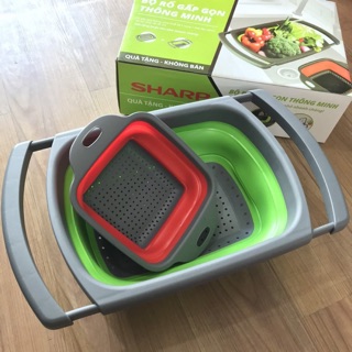 Set 2 Rổ Silicon Gấp Gọn Thông Minh PR-JO2