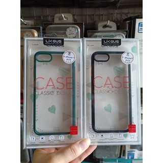 Ốp lưng Likgus trong suốt viền màu iPhone 7G/8G/ SE 2020 CHÍNH HÃNG