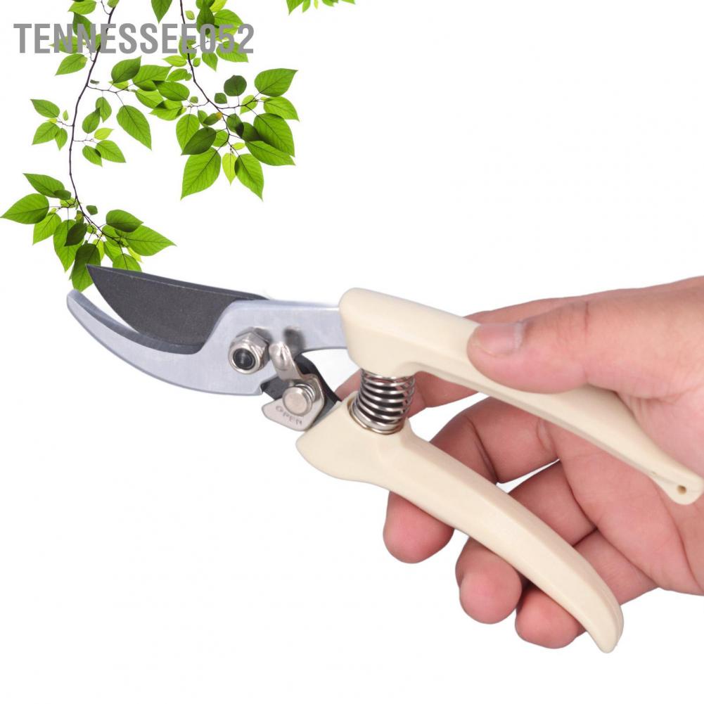 Tennessee052 Pruning Shears Strong Resilience Ergonomic Design Buckle Storage Gardening with Nonslip Handle for Miniascape