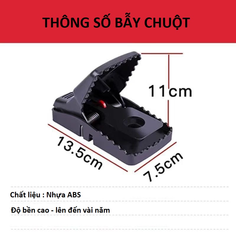 [Rẻ vô địch] BẪY CHUỘT ĐEN THÔNG MINH THẾ HỆ MỚI