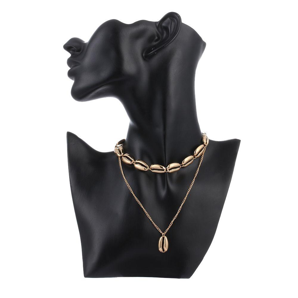 YVE Vòng Cổ Choker Nhiều Lớp Vỏ Sò Thời Trang Đi Biển
