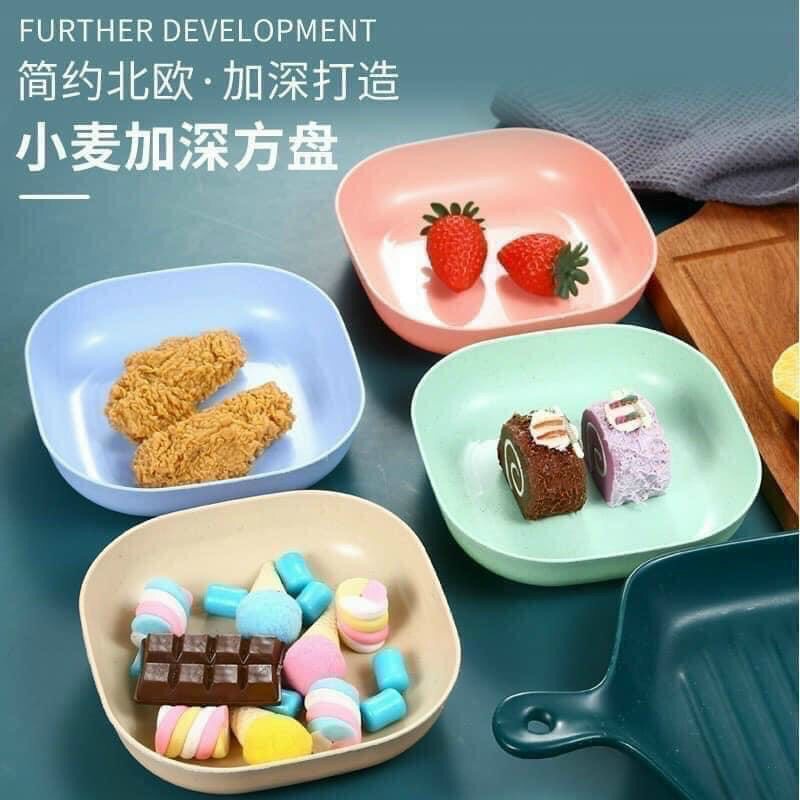 SET 8 Bát Đĩa Lúa Mạch cao cấp, tiện dụng, xinh xắn