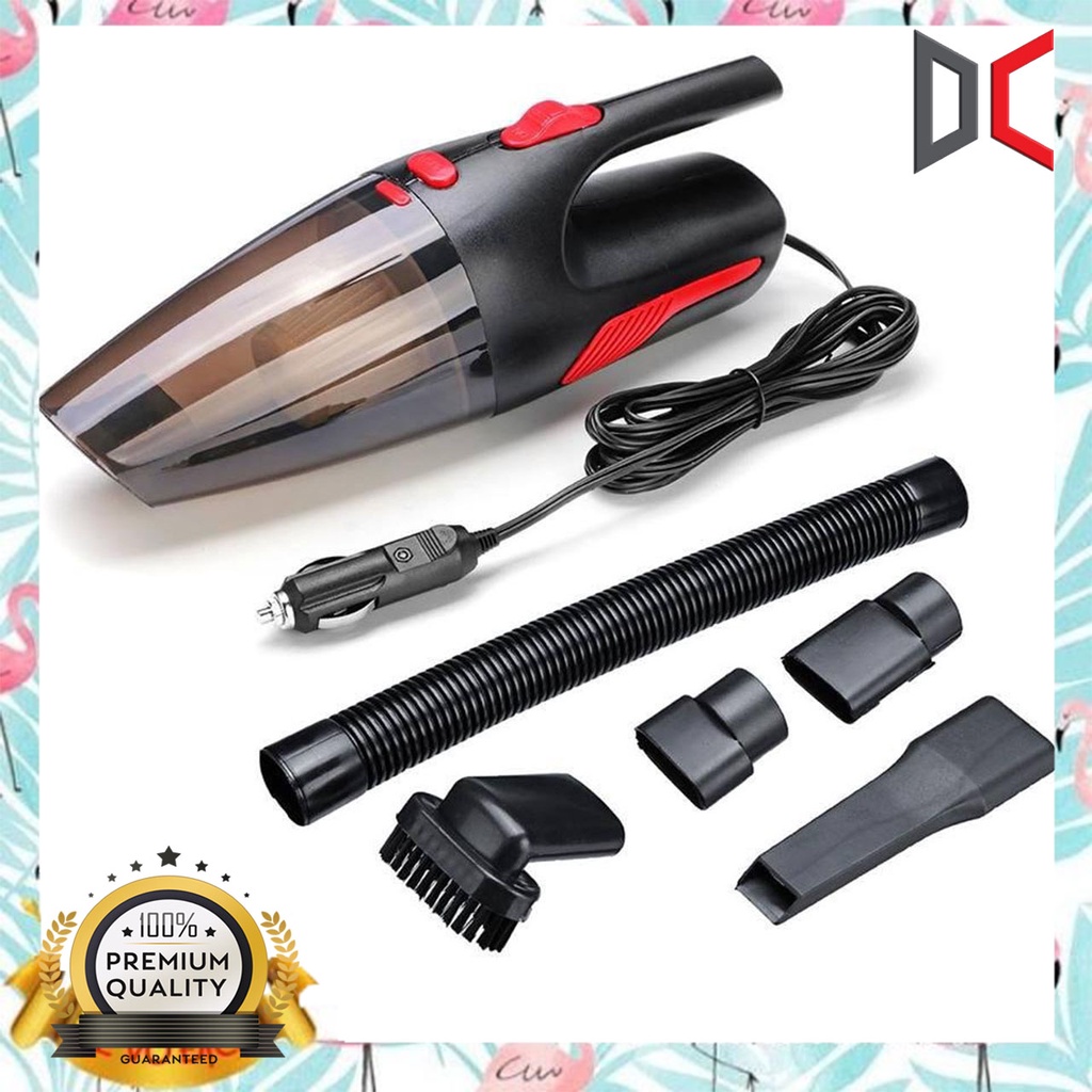 Máy hút bụi ô tô - Máy hút bụi mini cầm tay CÔNG SUẤT 120W Tặng kèm 5 phụ kiện bảo hành 1 đổi 1 DC-SHOP