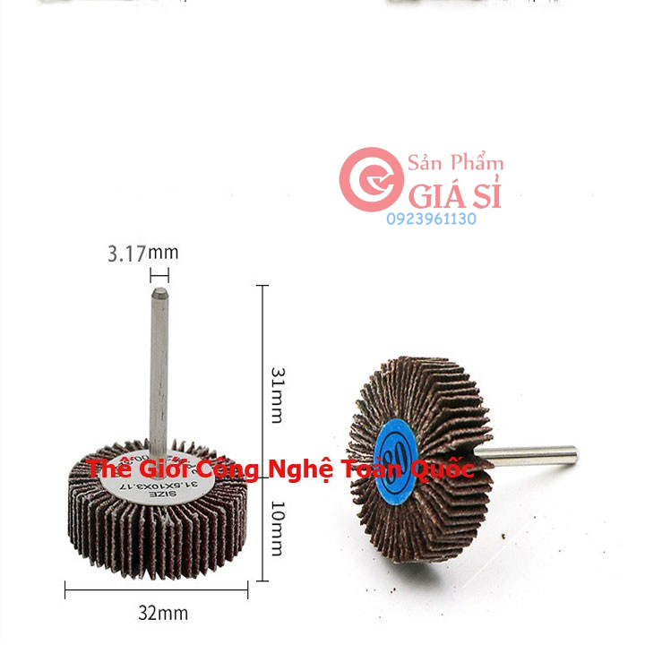 Bộ 4 đầu giáp quật tròn chân 3ly cho phụ kiện máy khoan mài khắc mini ❤️freeship❤️