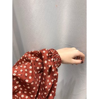 Áo bbd hoa nhí đỏ