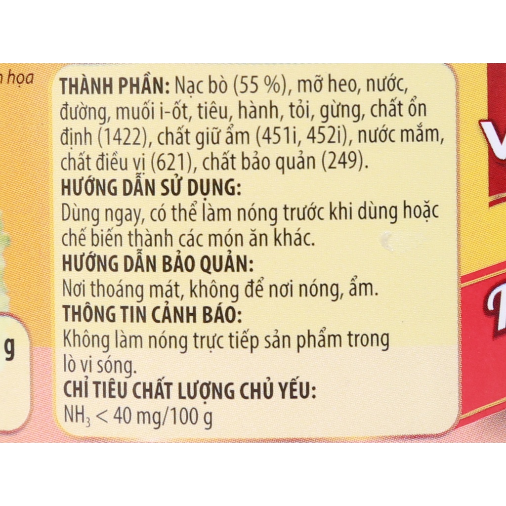 Date mới nhất 2024 - Bò 2 Lát Vissan Hộp 170G