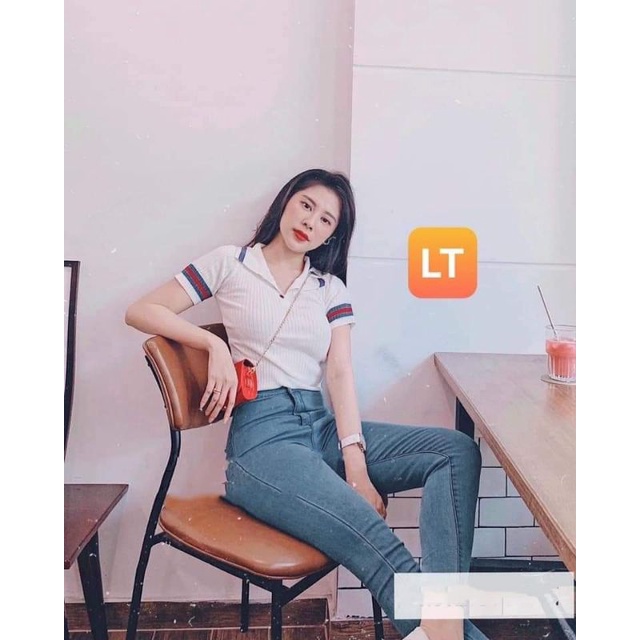 Áo polo cổ viền