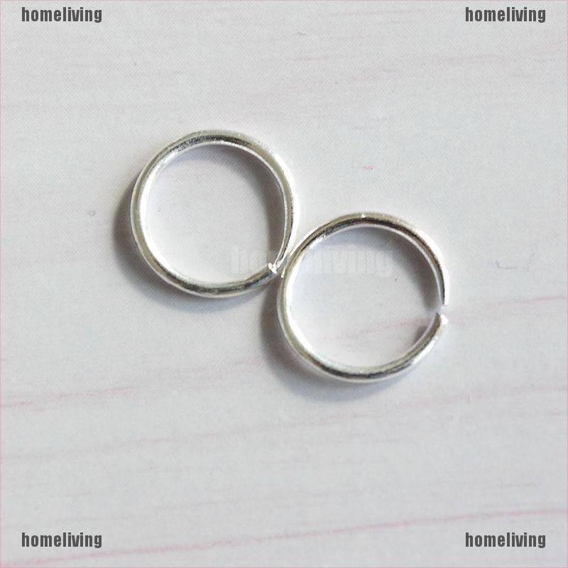 Bông tai dạng vòng tròn bằng bạc sterling mỏng nhỏ