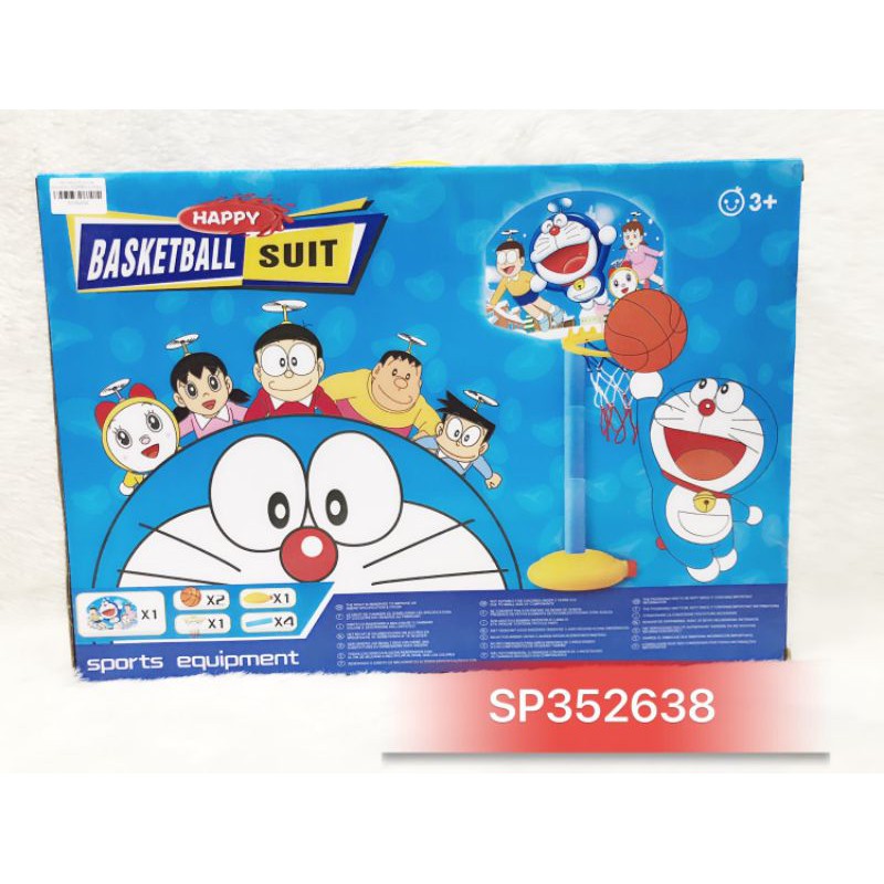 Hộp bóng rổ cho bé Doremon