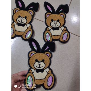  Hình thỏ tai cụp + hình trang trí + hình may