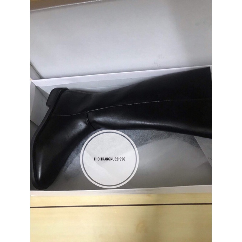 Mã T2 Boots đùi trơn basic da lì bóng siêu hot