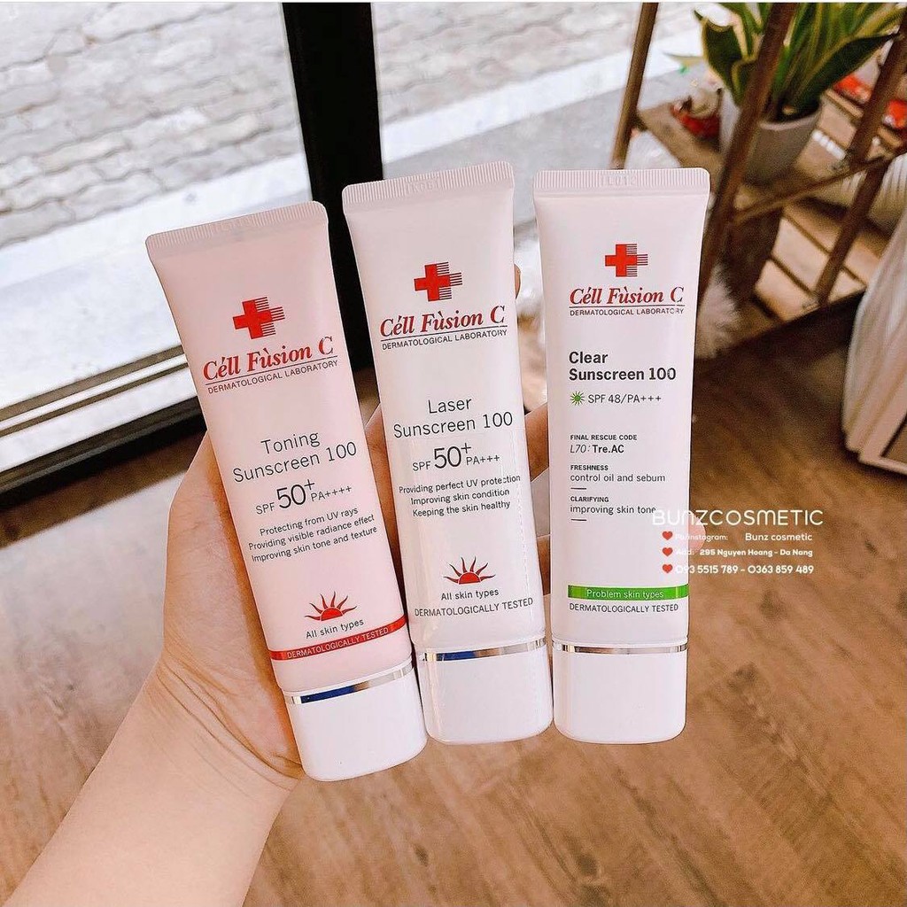 Kem chống nắng Cell fusionC mẫu mới Sunscreen