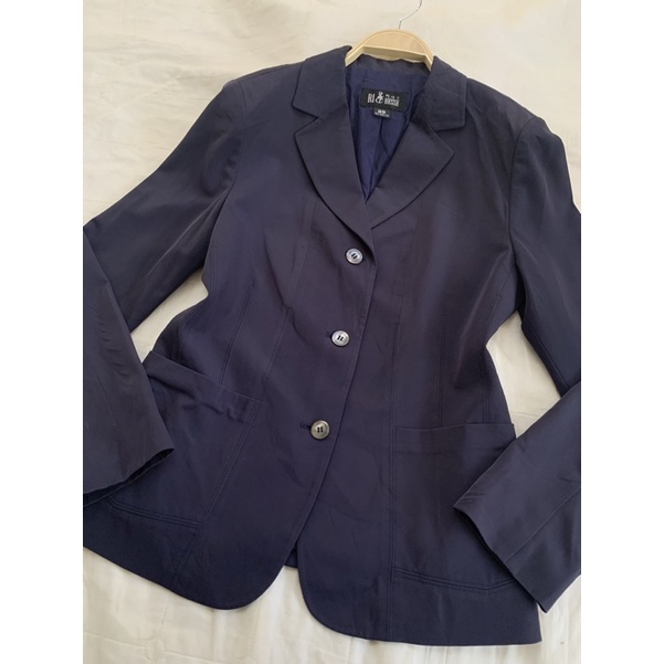 Áo khoác blazer B530 form suông rộng 2hand Hàn si ảnh thật