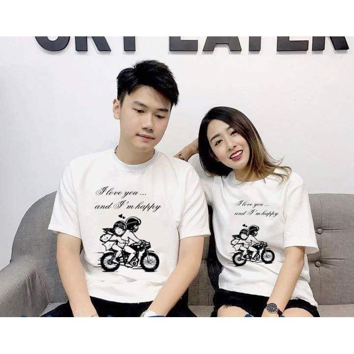 Áo Thun Đôi Hạnh Phúc Teen Xinh