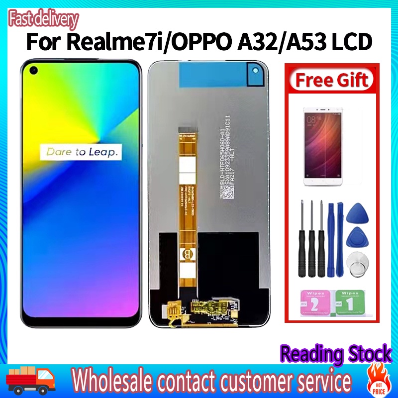 Màn Hình Cảm Ứng LCD 100% Bằng Kính Thay Thế Chuyên Dụng Cho REALME 7I / OPPO A32 2020 / OPPO A53 2020