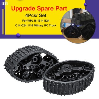 4 bánh xích cho xe tải quân đội 1/16 WPL B24 C14 điều khiển từ xa