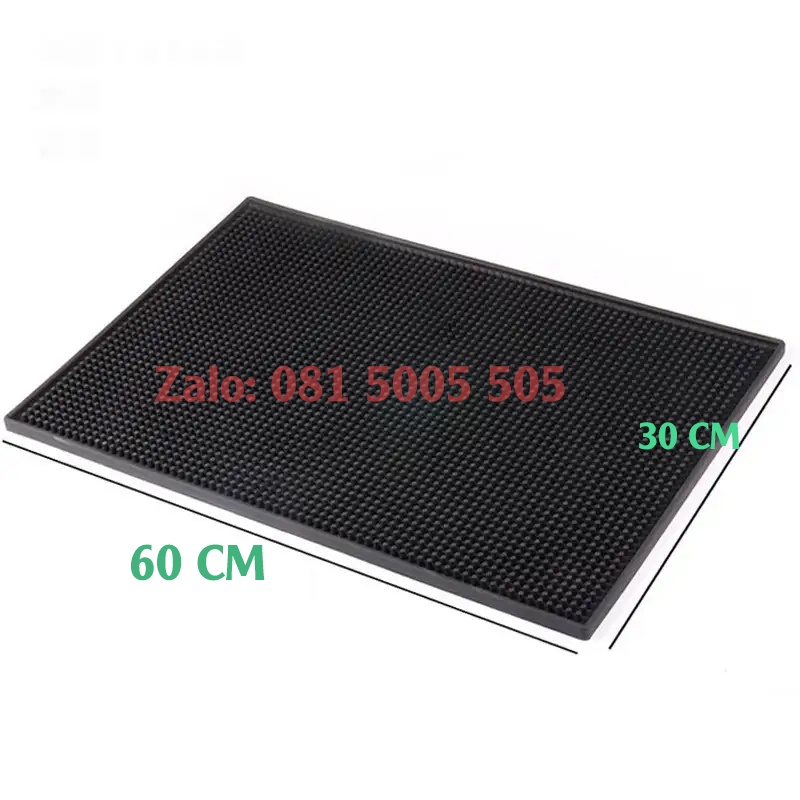 Thảm Lót Cao Su Quầy Bar, Thảm bar pha chế, Thảm bar cao su chống trượt cao cấp (Rubber Bar Mat) với kích cỡ 45x30cm - 1