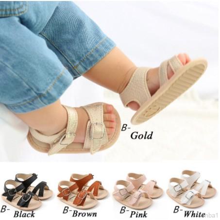 Xăng đan Đế Mềm Chống Trượt Thời Trang Cho Bé Trai Gái 0-18 Tháng Tuổi