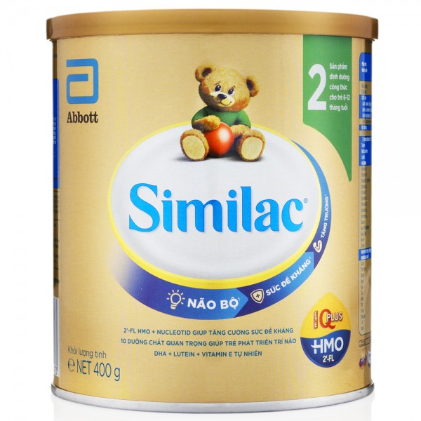 Similac IQ 2 (HMO) hương vani 400g (6 - 12 tháng) - Mới