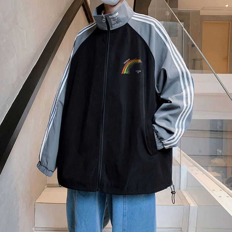 Áo Khoác Tay Dài Dáng Rộng Thời Trang Xuân Thu Trẻ Trung Cho Nam