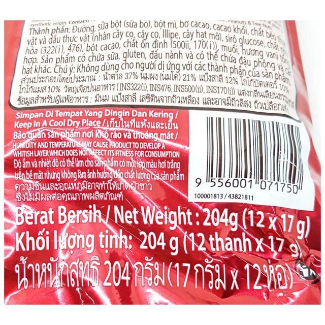 KITKAT gói 12 Packs 204g Malaysia | BigBuy360 - bigbuy360.vn