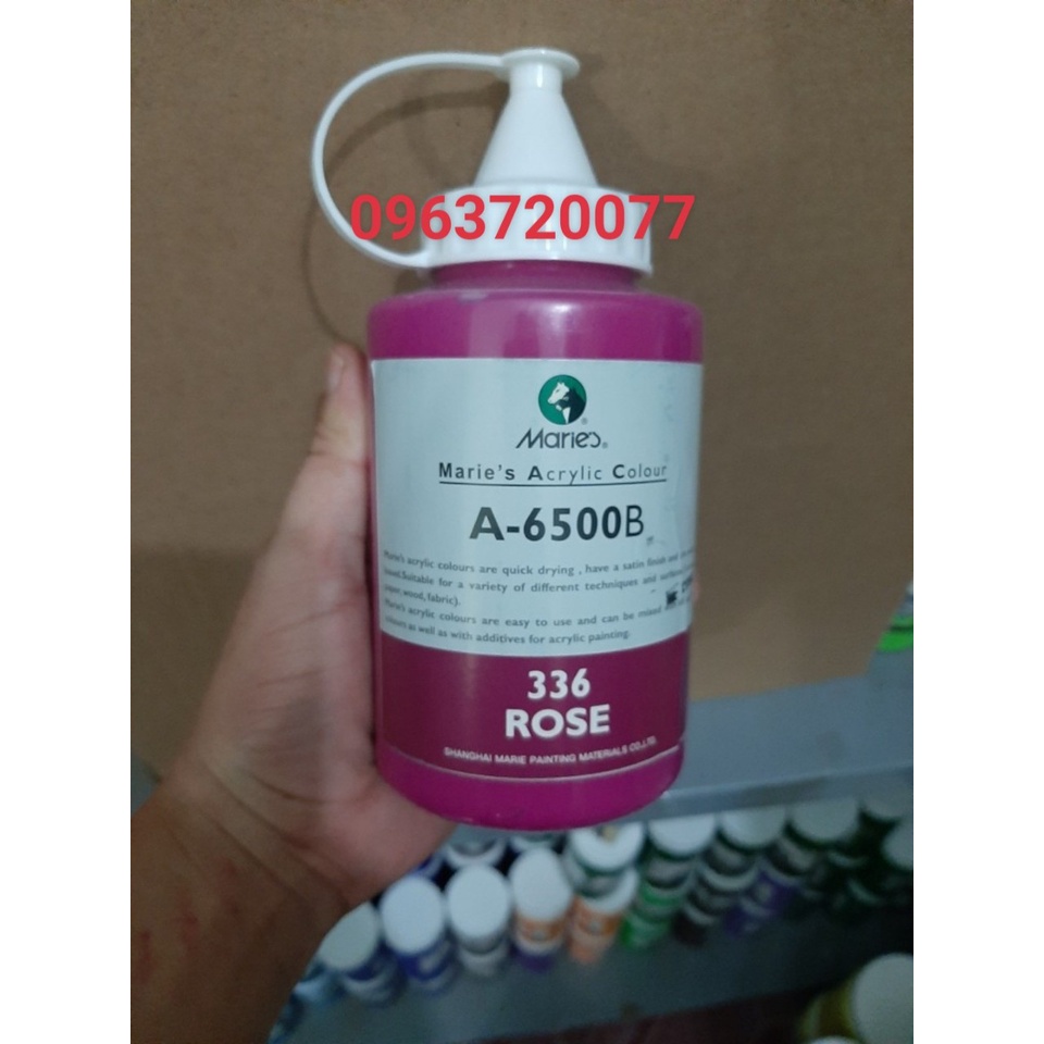 MÀU ACRYLIC MARIES VẼ NGOÀI TRỜI 500ML BÌNH VÒI