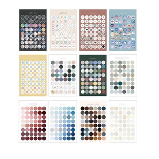 Miếng dán tròn - Set 48 Dot Sticker COLOR SEAL