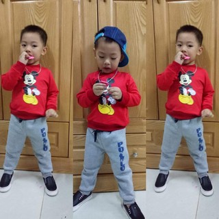 áo nỉ mickey. E hạnh