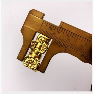 Gói 2 con tỳ hươu mạ 15x30mm