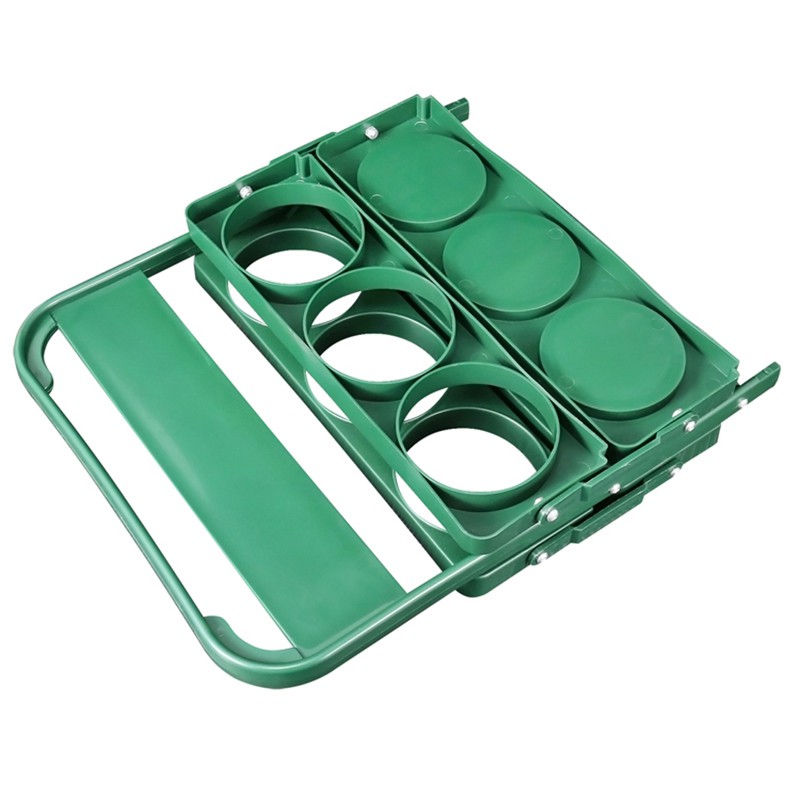 High Quality 6 Holes Foldable Bottle Carrier, Portable BBQ Party Beer Jar Holders