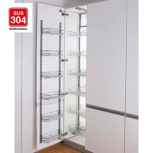 Kệ Đồ Khô Liên Hoàn 12 Ngăn 6 Tầng Chất Liệu INOX 304 Chính Hãng