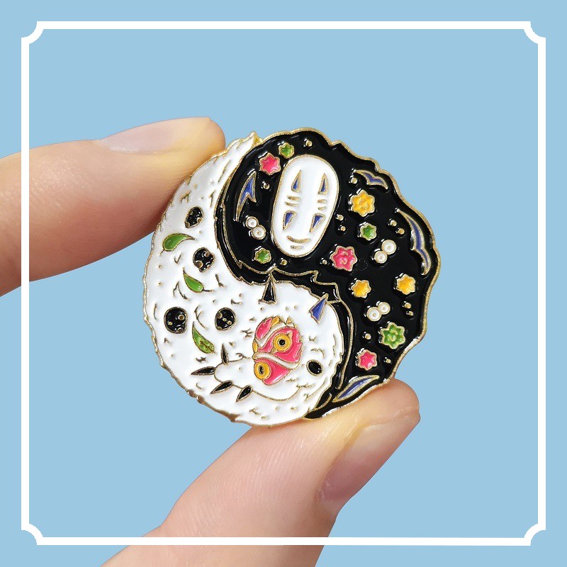 Ghim Cài Áo QIHE JEWELRY Hình Vô Diện Dễ Thương