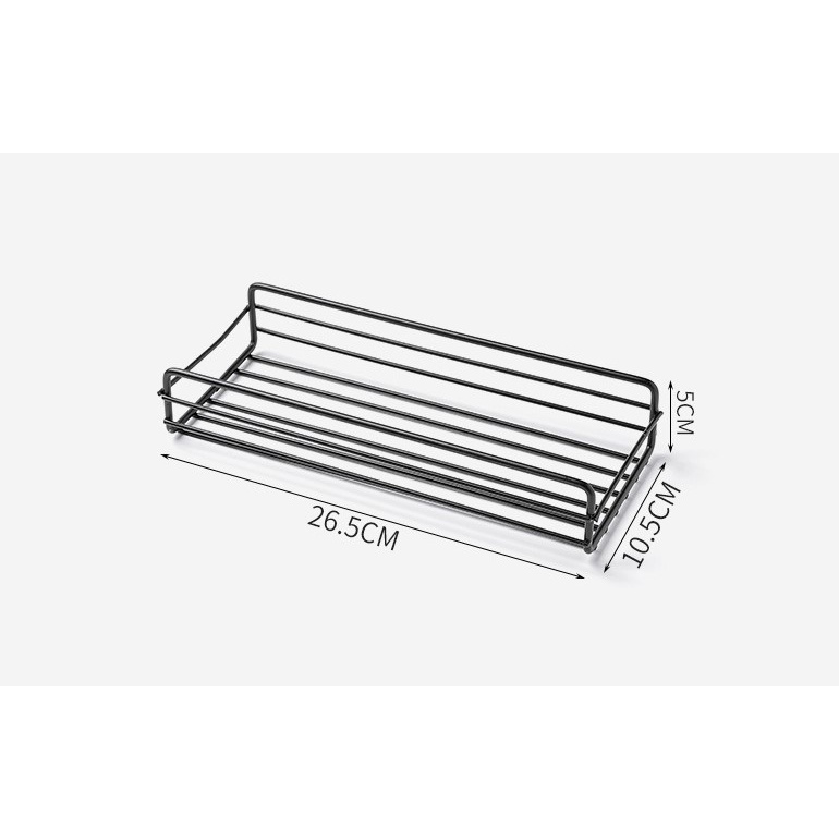 Kệ dán tường nhà tắm/phòng bếp đa năng sang trọng #C783