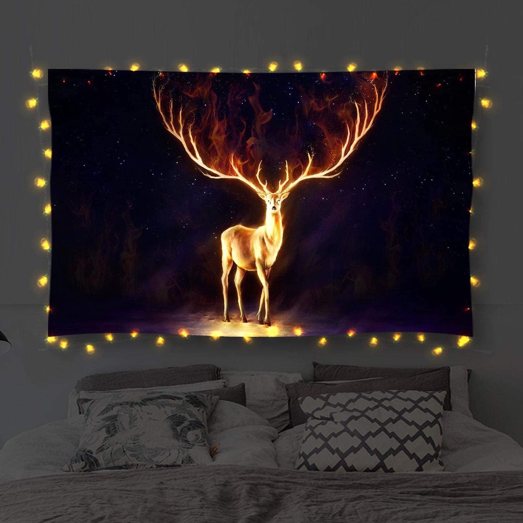 Tranh vải treo tường ❤️FREESHIP❤️ The Moon Decor trang trí nhà cửa 130x150cm Khổ lớn