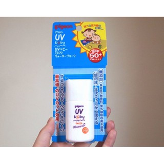 Kem chống nắng Pigeon cho bé từ sơ sinh