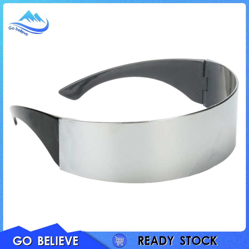 Kính Mát Hình Robot Không Gian Màu Bạc Kim Loại Cho Bữa Tiệc