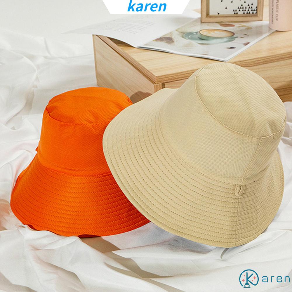 Nón Tai Bèo Chống Nắng/Tia UV Vành Rộng Bằng Cotton Có Dây Đeo Bản Rộng Có Thể Gấp Gọn Thời Trang Xuân Hè Cho Nam Và Nữ