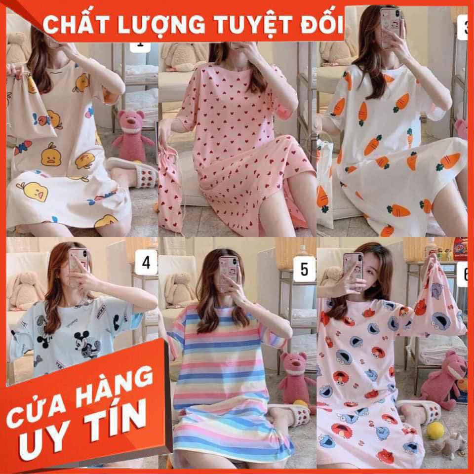 VÁY NGỦ HÌNH KÈM TÚI ĐỰNG HÀNG QC | BigBuy360 - bigbuy360.vn